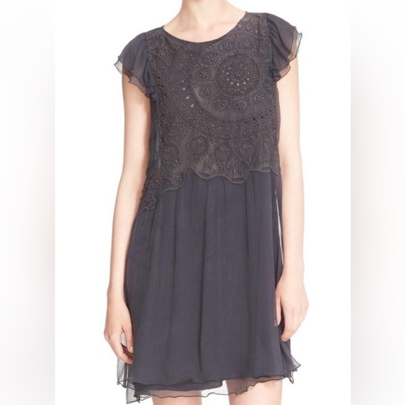 Zadig & Voltaire Silk Shift Dress - Picture 2 of 6